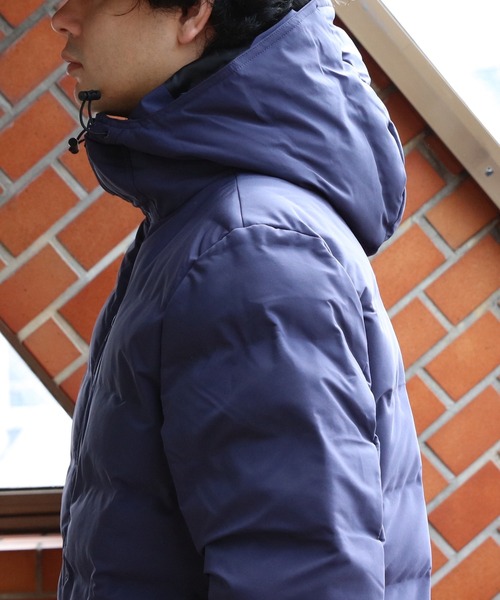 ８(eight)（エイト）の「ダウン混シームレスジャケット（ダウンジャケット/コート・メンズ・チャコールグレー/ブラック/ネイビー・SMALL/MEDIUM/LARGE/XX-LARGE/X-LARGE）」の17枚目の写真
