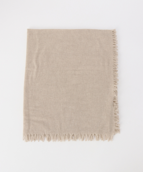 【ASAUCE MELER】ファインラムエアリーソリッドウールストール / AM25F-ST16