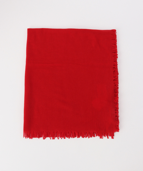 【ASAUCE MELER】ファインラムエアリーソリッドウールストール / AM25F-ST16