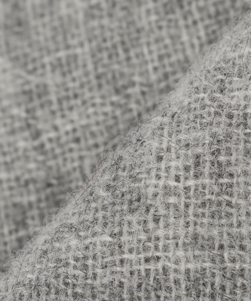 【ASAUCE MELER】ファインラムエアリーソリッドウールストール / AM25F-ST16