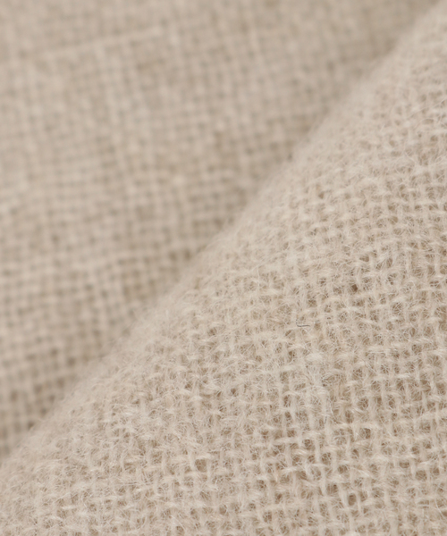 【ASAUCE MELER】ファインラムエアリーソリッドウールストール / AM25F-ST16