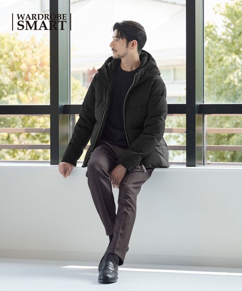 BEAUTY&YOUTH UNITED ARROWS(ビューティーアンドユースユナイテッドアローズ)の「【WEB限定 WARDROBE SMART】LANATEC フード ダウンジャケット(ダウンジャケット/コート・メンズ・ブラック/ダークグレー/その他1・S/M/L/XL)」の6枚目の写真