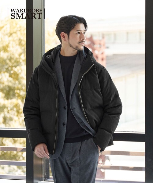 BEAUTY&YOUTH UNITED ARROWS(ビューティーアンドユースユナイテッドアローズ)の「【WEB限定 WARDROBE SMART】LANATEC フード ダウンジャケット(ダウンジャケット/コート・メンズ・ブラック/ダークグレー/その他1・S/M/L/XL)」の7枚目の写真