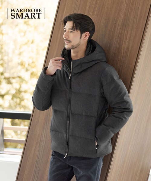 BEAUTY&YOUTH UNITED ARROWS(ビューティーアンドユースユナイテッドアローズ)の「【WEB限定 WARDROBE SMART】LANATEC フード ダウンジャケット(ダウンジャケット/コート・メンズ・ブラック/ダークグレー/その他1・S/M/L/XL)」の13枚目の写真