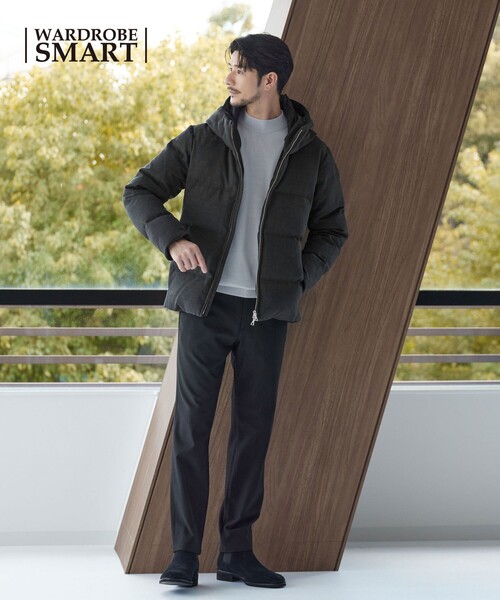 BEAUTY&YOUTH UNITED ARROWS(ビューティーアンドユースユナイテッドアローズ)の「【WEB限定 WARDROBE SMART】LANATEC フード ダウンジャケット(ダウンジャケット/コート・メンズ・ブラック/ダークグレー/その他1・S/M/L/XL)」の16枚目の写真