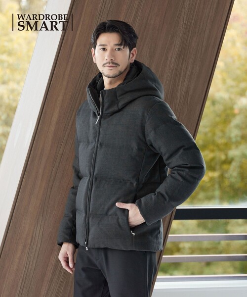 BEAUTY&YOUTH UNITED ARROWS(ビューティーアンドユースユナイテッドアローズ)の「【WEB限定 WARDROBE SMART】LANATEC フード ダウンジャケット(ダウンジャケット/コート・メンズ・ブラック/ダークグレー/その他1・S/M/L/XL)」の19枚目の写真