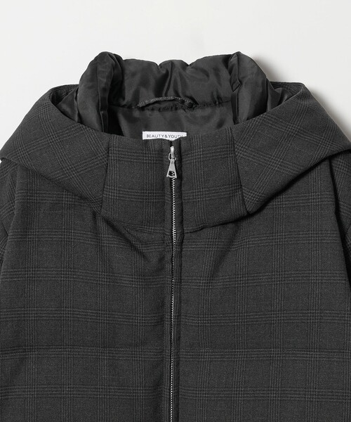 WEB限定 WARDROBE SMART】LANATEC フード ダウンジャケット（ダウン