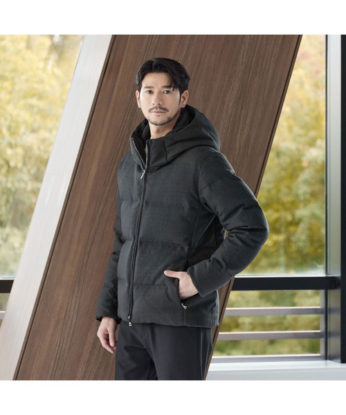 セール】【WEB限定 WARDROBE SMART】LANATEC フード ダウンジャケット