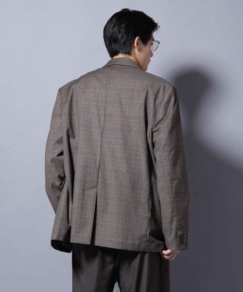 NANO universe（ナノユニバース）の「DELEGANTE グレンチェックW-Brethted ジャケット（セットアップ可）（テーラードジャケット・メンズ・その他1/その他2・L/M）」の5枚目の写真