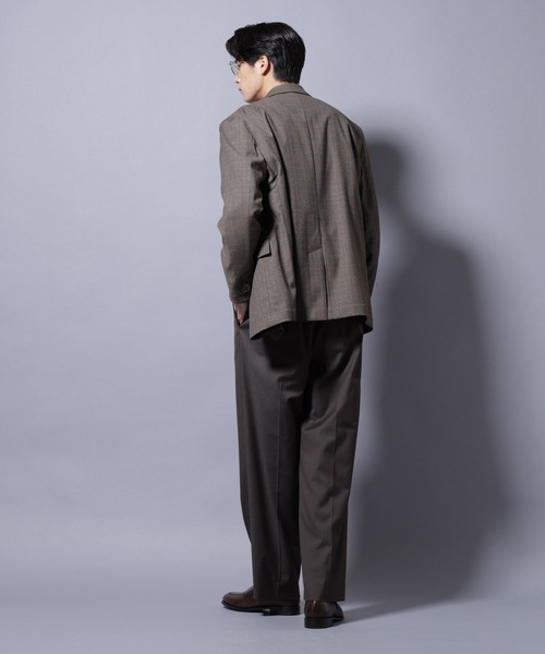 NANO universe（ナノユニバース）の「DELEGANTE グレンチェックW-Brethted ジャケット（セットアップ可）（テーラードジャケット・メンズ・その他1/その他2・L/M）」の9枚目の写真