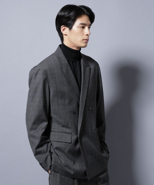 NANO universe（ナノユニバース）の「DELEGANTE グレンチェックW-Brethted ジャケット（セットアップ可）（テーラードジャケット・メンズ・その他1/その他2・L/M）」の11枚目の写真