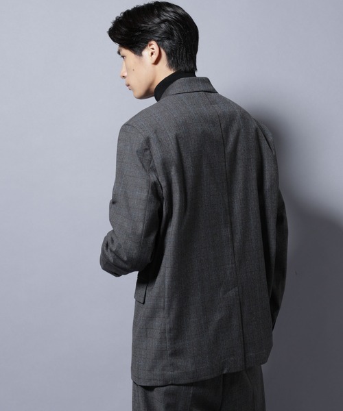 NANO universe（ナノユニバース）の「DELEGANTE グレンチェックW-Brethted ジャケット（セットアップ可）（テーラードジャケット・メンズ・その他1/その他2・L/M）」の12枚目の写真