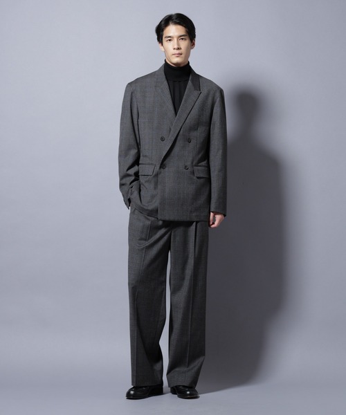 NANO universe（ナノユニバース）の「DELEGANTE グレンチェックW-Brethted ジャケット（セットアップ可）（テーラードジャケット・メンズ・その他1/その他2・L/M）」の13枚目の写真