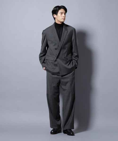 NANO universe（ナノユニバース）の「DELEGANTE グレンチェックW-Brethted ジャケット（セットアップ可）（テーラードジャケット・メンズ・その他1/その他2・L/M）」の14枚目の写真