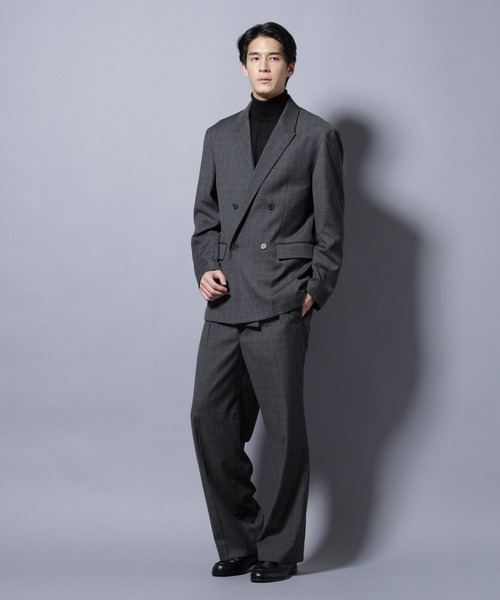 NANO universe（ナノユニバース）の「DELEGANTE グレンチェックW-Brethted ジャケット（セットアップ可）（テーラードジャケット・メンズ・その他1/その他2・L/M）」の15枚目の写真