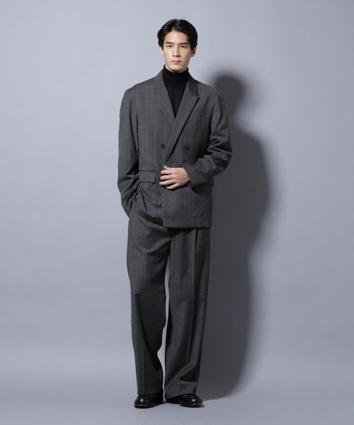 NANO universe（ナノユニバース）の「DELEGANTE グレンチェックW-Brethted ジャケット（セットアップ可）（テーラードジャケット・メンズ・その他1/その他2・L/M）」の16枚目の写真