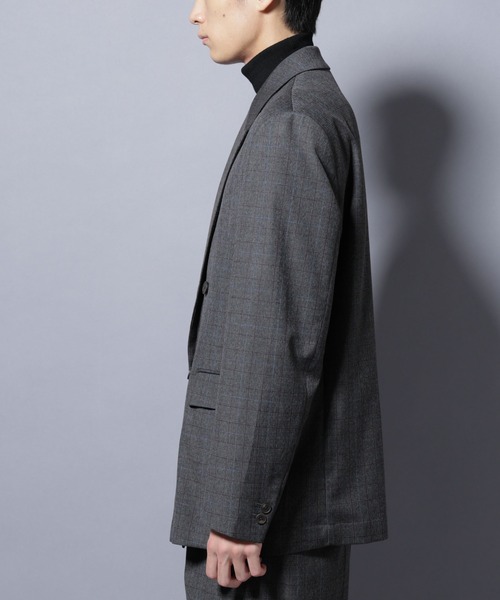 NANO universe（ナノユニバース）の「DELEGANTE グレンチェックW-Brethted ジャケット（セットアップ可）（テーラードジャケット・メンズ・その他1/その他2・L/M）」の17枚目の写真