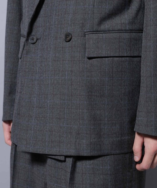 NANO universe（ナノユニバース）の「DELEGANTE グレンチェックW-Brethted ジャケット（セットアップ可）（テーラードジャケット・メンズ・その他1/その他2・L/M）」の22枚目の写真