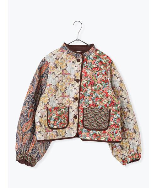 LIBERTY】パッチワークキルトジャケット
