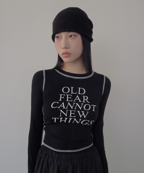 UNE MANSION(ユヌマンション)の「【2025FW新作アイテム】バイカラーオールドステッチ長袖Tシャツカットソー(Tシャツ/カットソー・レディース・ホワイト/グリーン/チャコールグレー/ブラック・FREE)」の17枚目の写真