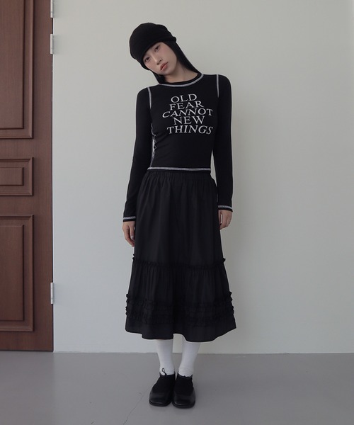 UNE MANSION(ユヌマンション)の「【2025FW新作アイテム】バイカラーオールドステッチ長袖Tシャツカットソー(Tシャツ/カットソー・レディース・ホワイト/グリーン/チャコールグレー/ブラック・FREE)」の18枚目の写真