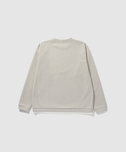 URBAN COLLECTION（アーバンコレクション）の「URBAN COLLECTION Air Smoosy 全方向ストレッチ フェイククルートレーナー（スウェット・メンズ・チャコールグレー/ブラウン/ライトグレー/パープル・XL/L/M/S）」の19枚目の写真