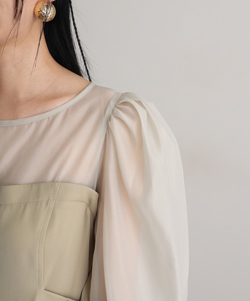 atlo(アトロ)の「セットアップ パンツドレス 結婚式 二次会&ワイド ルーズセパレートパンツセットクルーネック背面ゴムビスチェセレモニー フォーマル ロング丈 オケージョンドレス お呼ばれ 同窓会 成人式 (パンツドレス・レディース・チャコール/ベージュ/ブラック/ブラック系その他・M)」の11枚目の写真