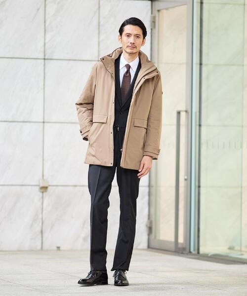 TAKEO KIKUCHI（タケオキクチ）の「【None Of Stress】ストレッチ ダウンブルゾン（ダウンジャケット/コート・メンズ・ブラック/サンドベージュ/ブラウン系その他・02/01/04/03）」の5枚目の写真