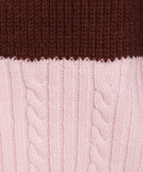 N.（N. Natural Beauty Basic）（エヌエヌナチュラルビューティーベーシック）の「カラーブロッキングカーディガン（カーディガン/ボレロ・レディース・グレー系その他/ブラウン系その他/ピンク系その他・MEDIUM）」の16枚目の写真