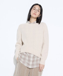 Gabardine K.T | ウールタムヤーン  マシュマロニット(ニット/セーター)