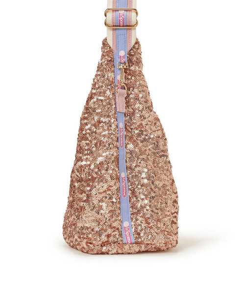 LeSportsac(レスポートサック)の「SM MARCHE BAG ローズプラネット(ショルダーバッグ・レディース・ピンク・FREE)」の8枚目の写真