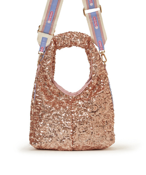 LeSportsac(レスポートサック)の「SM MARCHE BAG ローズプラネット(ショルダーバッグ・レディース・ピンク・FREE)」の9枚目の写真
