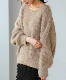 itto... | ふわふわ柔らかな手触りシャギーニットセーター(ニット/セーター)