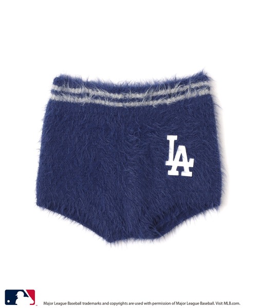 MLB（メジャーリーグベースボール）の「atmos pink MLB Shaggy Knit Short Pants / アトモス ピンク MLB シャギー ニット ショート パンツ 【SP】（その他パンツ・レディース・ホワイト/ブラウン/ネイビー・FREE）」の9枚目の写真
