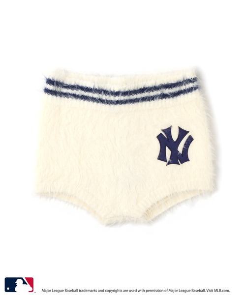 MLB（メジャーリーグベースボール）の「atmos pink MLB Shaggy Knit Short Pants / アトモス ピンク MLB シャギー ニット ショート パンツ 【SP】（その他パンツ・レディース・ホワイト/ブラウン/ネイビー・FREE）」の14枚目の写真