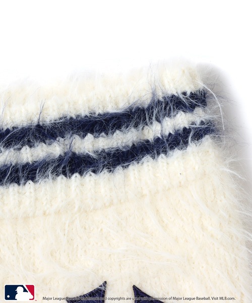 MLB（メジャーリーグベースボール）の「atmos pink MLB Shaggy Knit Short Pants / アトモス ピンク MLB シャギー ニット ショート パンツ 【SP】（その他パンツ・レディース・ホワイト/ブラウン/ネイビー・FREE）」の15枚目の写真