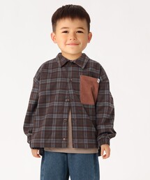 SHIPS Colors（シップス カラーズ）の「SHIPS Colors:100～140cm /〈洗濯機可能〉チェック ワイド ボックスシャツ（シャツ/ブラウス・キッズ）」