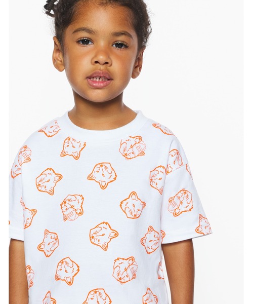 Maison Kitsune(メゾンキツネ)の「MAISON KITSUNE x HUNTER FOX HEADS KIDS TEE-SHIRT(Tシャツ/カットソー・キッズ・ホワイト/ネイビー・110-130cm/100-110cm/95-110cm/90-95cm)」の11枚目の写真