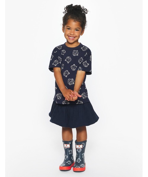 Maison Kitsune(メゾンキツネ)の「MAISON KITSUNE x HUNTER FOX HEADS KIDS TEE-SHIRT(Tシャツ/カットソー・キッズ・ホワイト/ネイビー・110-130cm/100-110cm/95-110cm/90-95cm)」の15枚目の写真