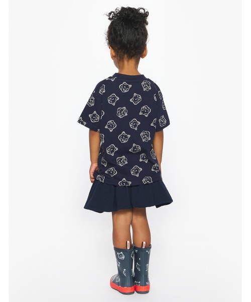 Maison Kitsune(メゾンキツネ)の「MAISON KITSUNE x HUNTER FOX HEADS KIDS TEE-SHIRT(Tシャツ/カットソー・キッズ・ホワイト/ネイビー・110-130cm/100-110cm/95-110cm/90-95cm)」の16枚目の写真