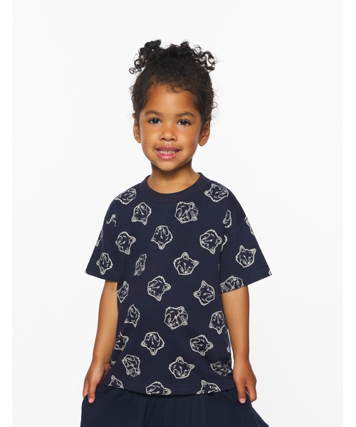 Maison Kitsune(メゾンキツネ)の「MAISON KITSUNE x HUNTER FOX HEADS KIDS TEE-SHIRT(Tシャツ/カットソー・キッズ・ホワイト/ネイビー・110-130cm/100-110cm/95-110cm/90-95cm)」の19枚目の写真