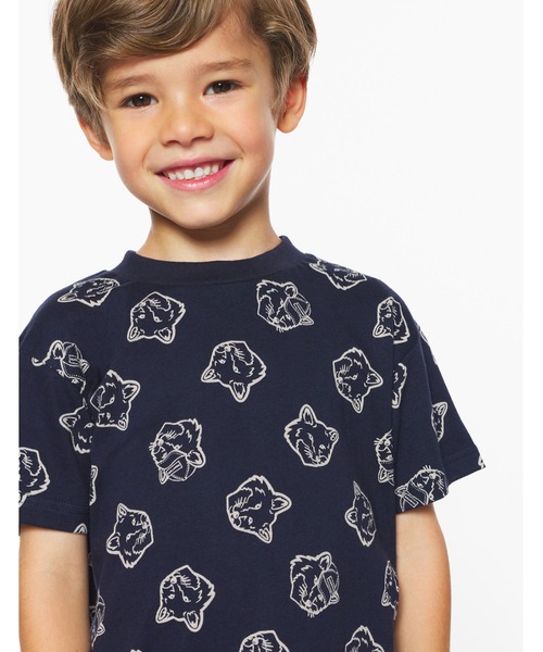 Maison Kitsune(メゾンキツネ)の「MAISON KITSUNE x HUNTER FOX HEADS KIDS TEE-SHIRT(Tシャツ/カットソー・キッズ・ホワイト/ネイビー・110-130cm/100-110cm/95-110cm/90-95cm)」の22枚目の写真