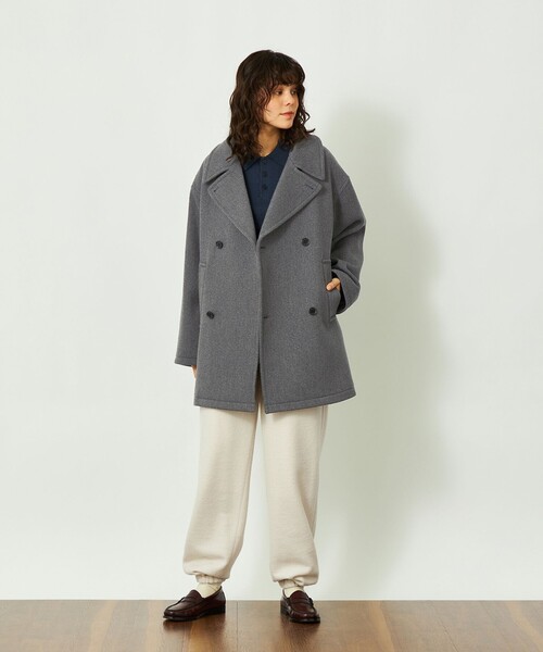 MACKINTOSH PHILOSOPHY(マッキントッシュ フィロソフィー)の「GREY LABEL ウールブークレイージーパンツ(スウェットパンツ・レディース・チャコールグレー/ホワイト系その他・2/6)」の12枚目の写真