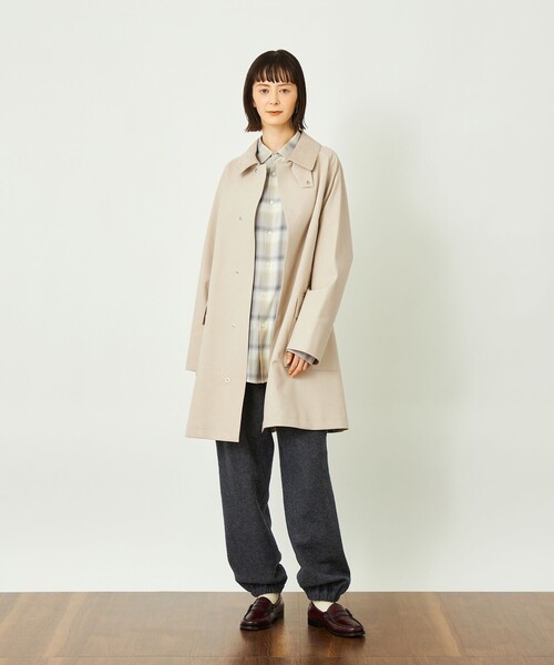 MACKINTOSH PHILOSOPHY(マッキントッシュ フィロソフィー)の「GREY LABEL ウールブークレイージーパンツ(スウェットパンツ・レディース・チャコールグレー/ホワイト系その他・2/6)」の5枚目の写真