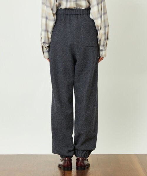 MACKINTOSH PHILOSOPHY(マッキントッシュ フィロソフィー)の「GREY LABEL ウールブークレイージーパンツ(スウェットパンツ・レディース・チャコールグレー/ホワイト系その他・2/6)」の8枚目の写真