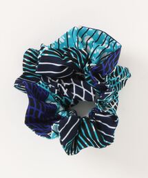 1907%（イチキュウゼロナナ）の「【1907%】 　フリル　シュシュ　Ｌ　　    ＜アフリカンプリント＞（シュシュ）」