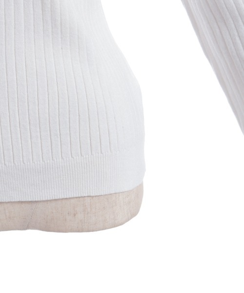 axes femme(アクシーズファム)の「リボン×チュールレースニット(ニット/セーター・レディース・ホワイト/ブラック/ラベンダー/ピンク・FREE)」の13枚目の写真