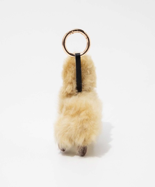 COSY（コージー）の「COSY Minimini Alpaca コージー ミニミニ アルパカ キーリング チャーム（チャーム・レディース・ホワイト系1/ベージュ系1/グレー系1・FREE）」の12枚目の写真