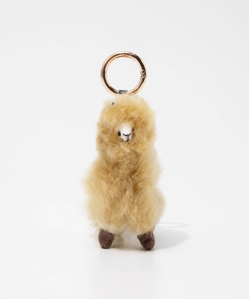 COSY（コージー）の「COSY Minimini Alpaca コージー ミニミニ アルパカ キーリング チャーム（チャーム・レディース・ホワイト系1/ベージュ系1/グレー系1・FREE）」の11枚目の写真
