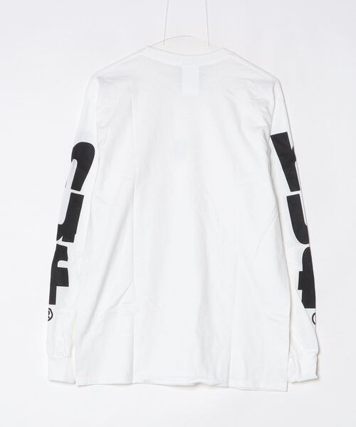 HUF(ハフ)の「HUF MEGABLAST L/S TEE ハフ メガブラスト 長袖 プリント Tシャツ(Tシャツ/カットソー・メンズ・ブラック/ホワイト・MEDIUM/SMALL/LARGE/X-LARGE)」の3枚目の写真